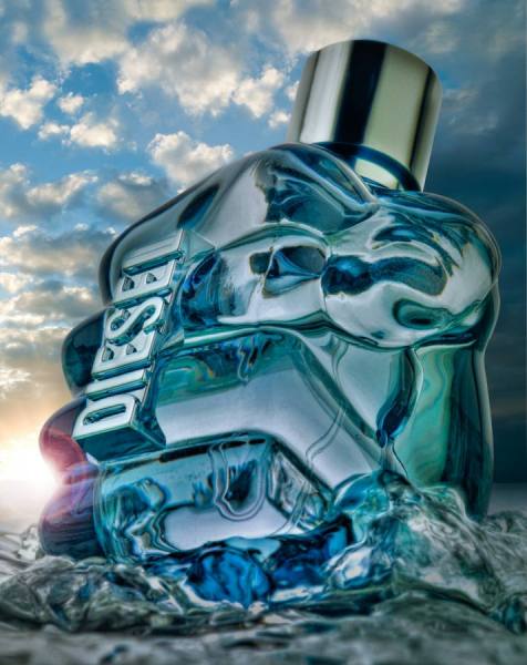 Photograph David Taylorbramley Diesel Bottle With Water And Sunset on One Eyeland